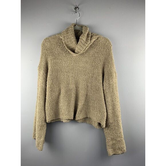 Urban Outfitters turtleneck sweater Womens Medium cropped Cloud‎ Olive Green - Picture 1 of 4